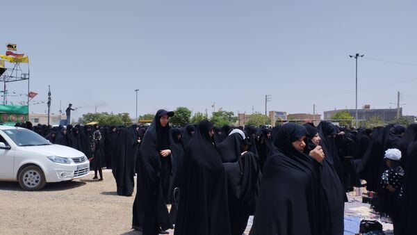 برگزاری نماز ظهر عاشورا در خلیل آباد 