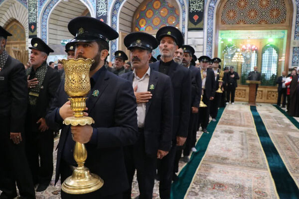آیین سیاهپوشان حرم مطهر حضرت فاطمه معصومه(س)