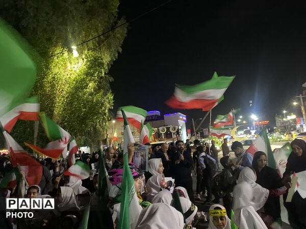 حضور پیشتازان در تجمعات مردمی جیرفت