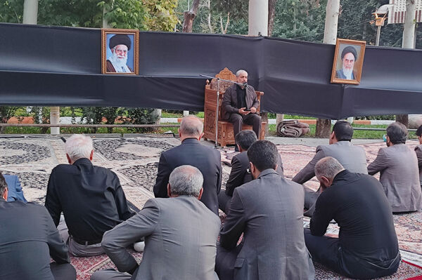 مراسم سوگواری روز هفتم محرم در استانداری کردستان
