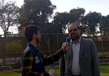 چمن مصنوعی مدرسه ابوذر غفاری افتتاح شد
