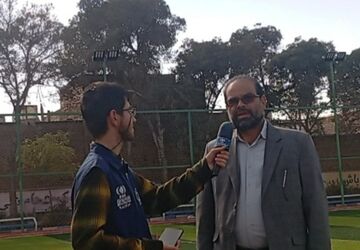 چمن مصنوعی مدرسه ابوذر غفاری افتتاح شد