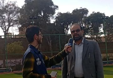 چمن مصنوعی مدرسه ابوذر غفاری افتتاح شد