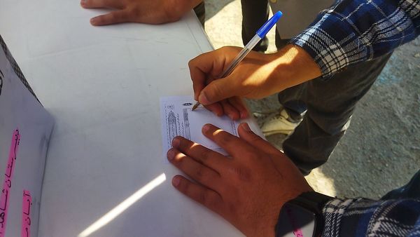 انتخابات شورای دانش آموزی در دبیرستان شاهد ابوذر غفاری نیشابور 