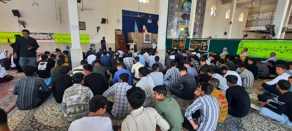 مراسم سوگواری شهادت دبیرکل حزب الله لبنان در مسجد النبی کوهنانی