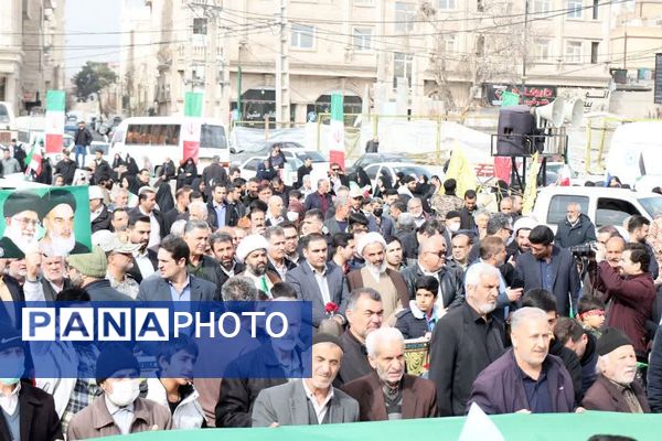 حماسه حضور مردم غیور باقرشهر و کهریزک در راهپیمایی ۲۲بهمن