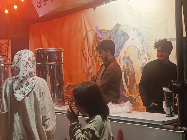 روایتی از چایخانه جوانان مهدوی در پارک ارغوان نیشابور 