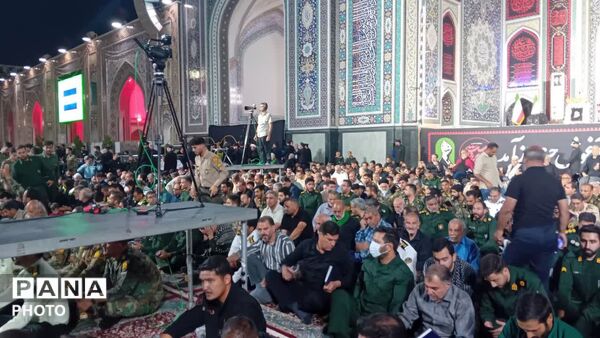 مراسم بزرگداشت قائد شهید امت اسلامی در حرم مطهر رضوی