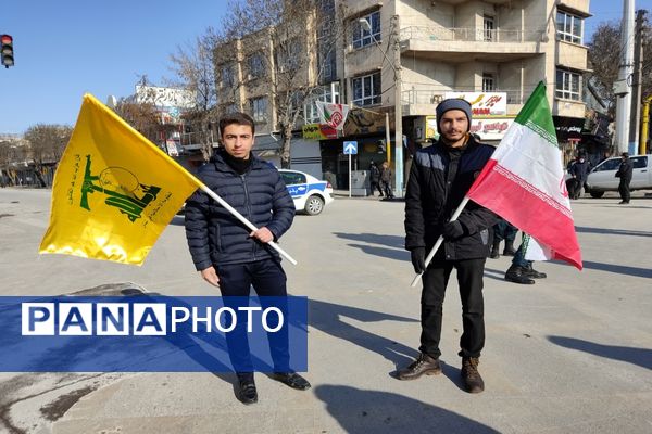 حماسه باشکوه راهپیمایی22 بهمن دراستان اردبیل 