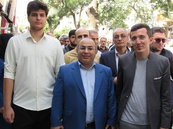 خروش بی‌نظیر سنندج در بدرقه شهید آسمانی رضا بسطامی