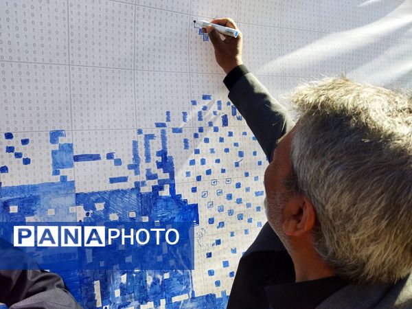 غرفه سازمان دانش آموزی محل همدلی و هم زبانی دانش آموزان