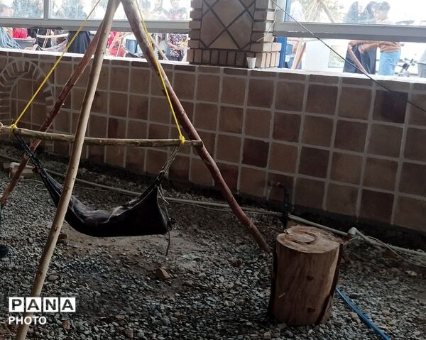 خدمت‌رسانی تنورخانه سنتی ایران در جشن غدیر جمکران