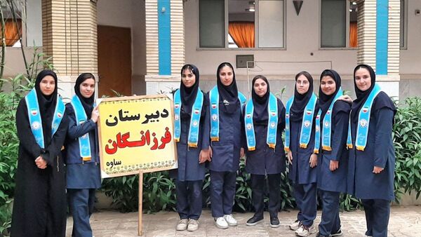 مراسم جشن روز دختر به‌مناسبت ولادت با سعادت حضرت معصومه(س) در شهر ساوه 