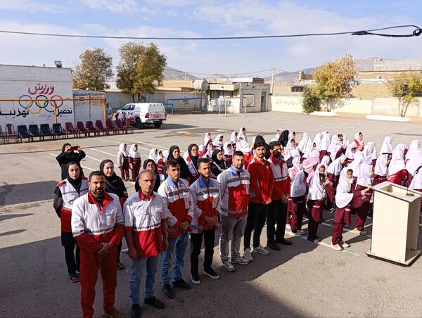 بیست و هفتمین مانور سراسری زلزله در مدارس شهرستان چوار