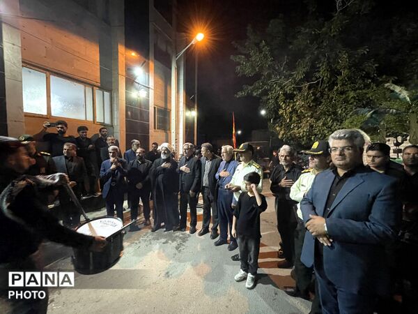 حضور مسئولین کاشمر در هیأت ابوالفضلی روستای قوژد