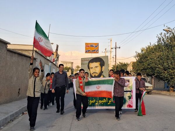 مراسم عطرافشانی و گلباران قبور مطهر شهدا و شهید ابراهیم رضوی به‌‌مناسبت سالروز شهادت این شهید والامقام