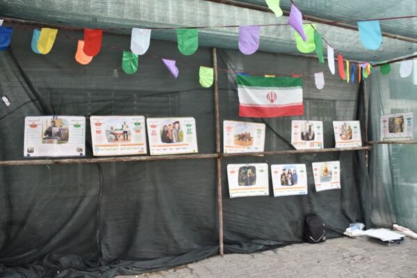 نمایشگاه دستاوردهای انقلاب دانش‌آموزان صدرا در ابرکوه