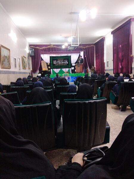 سوگواره دخت نبی اکرم در کانون فرهنگی تربیتی سراب