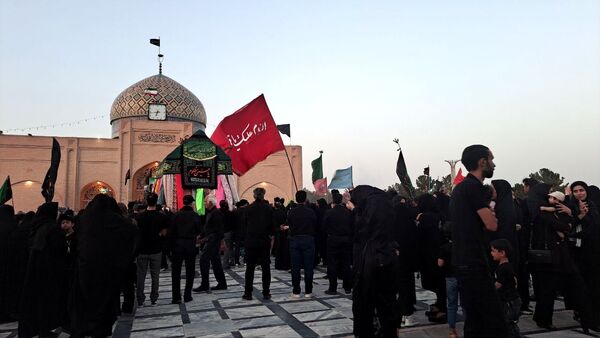 عزاداری هیئت‌های مذهبی در بارگاه منور امام زاده محمد عابد کاخک