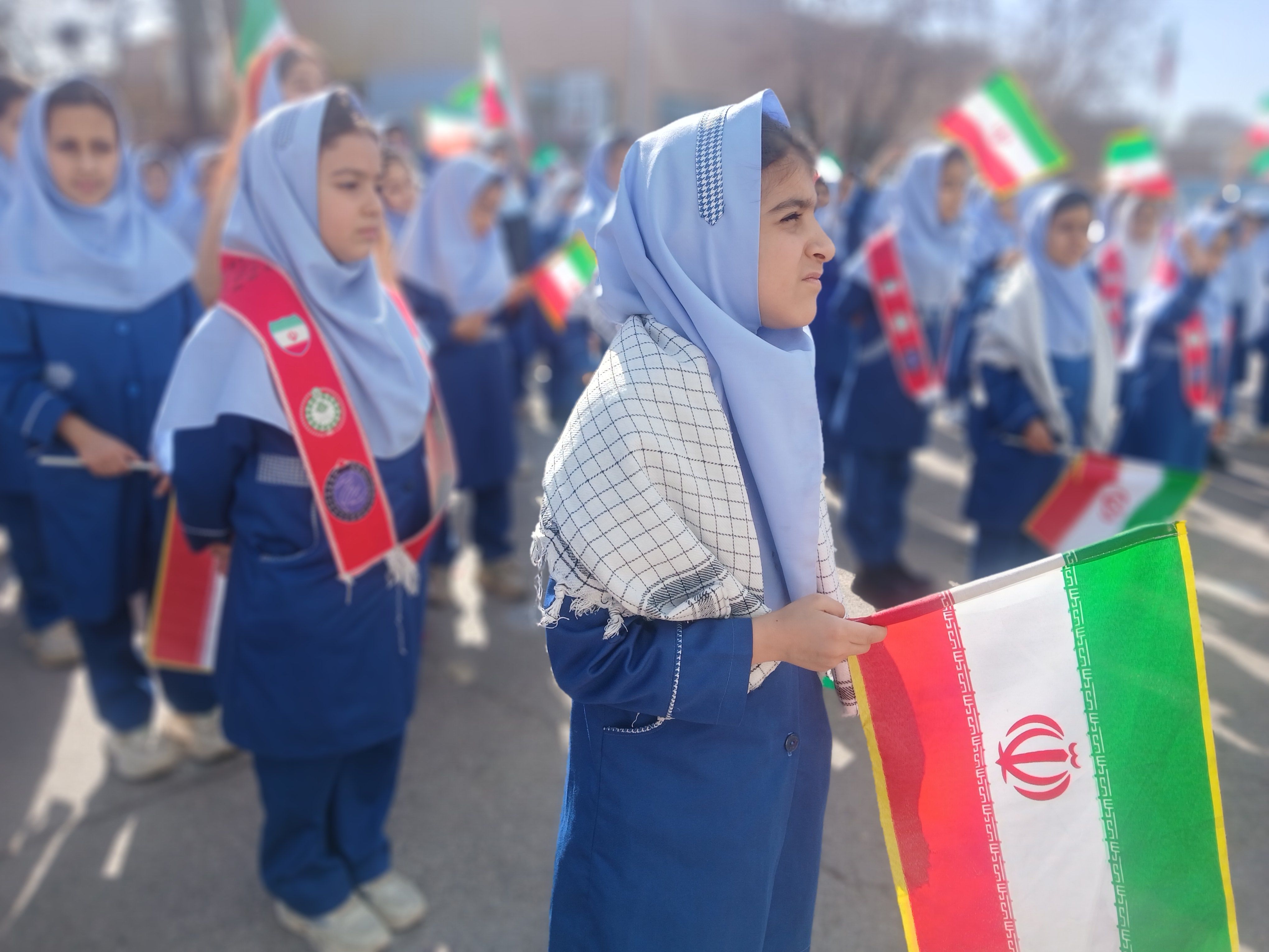 جشن نیمه شعبان در مدرسه دخترانه بنت الهدی صدر۲ 