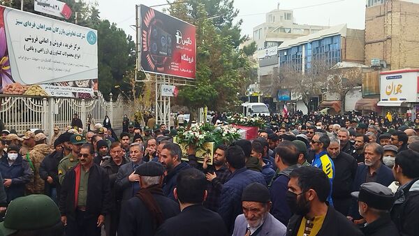 تشییع شهید گمنام در نیشابور 