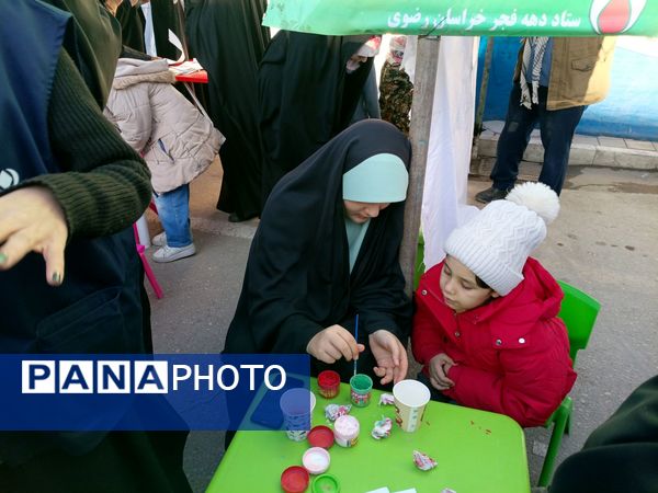 جشن خیابانی میلاد بقیة الله الاعظم (عج) در شهرستان نیشابور