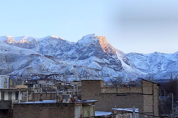 جلوه زمستانی طبیعت شهر بار نیشابور 