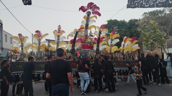 مراسم عزاداری عصر عاشورا در خلیل آباد 