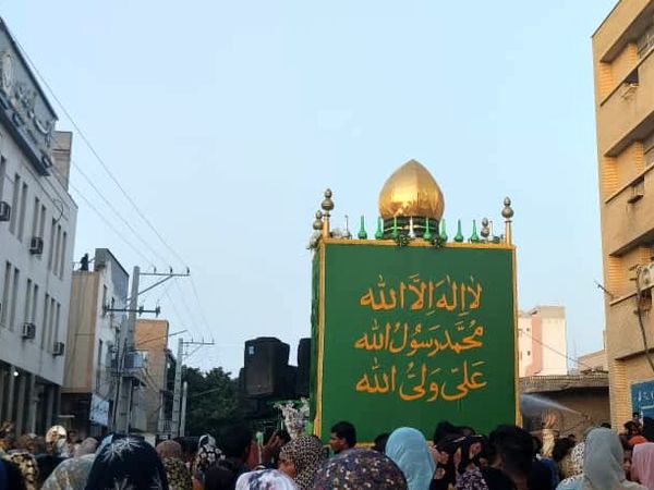 آیین سنتی منبر گردانی در شهرستان میناب 