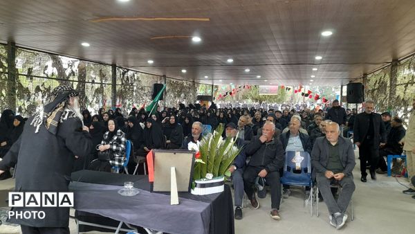 تشییع سردار محمدحسن شمس بر دستان مردم نظرآباد