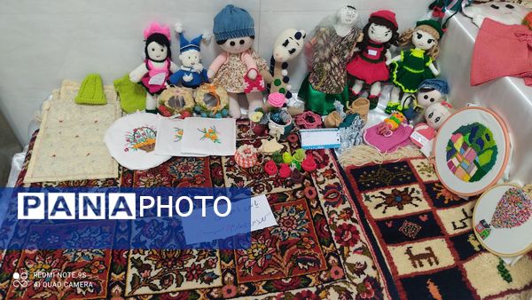 نمایشگاه صنایع دستی در دبستان احمدی مقدم چلیچه