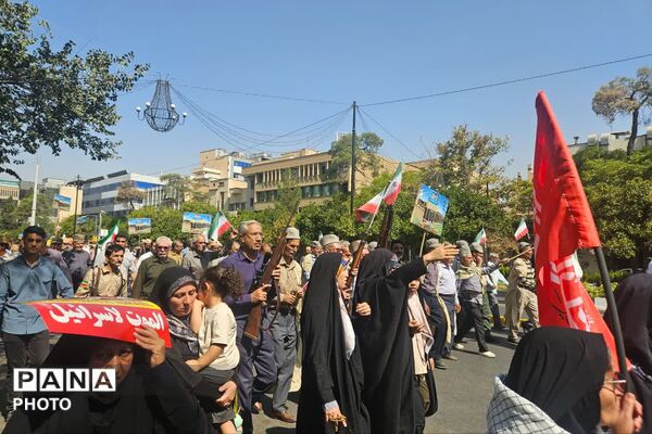 راهپیمایی جان‌فدایان ایران در شیراز - 2