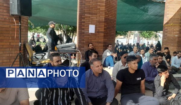  مراسم ختم دعای عرفه کنار مزار شهدای گمنام نسیم شهر 