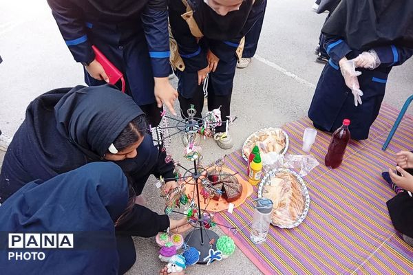 بازارچه و طرح بوم در دبیرستان حاج محمود رضوی شیراز