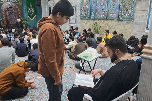 جلوه‌هایی از اعتکاف دانش‌آموزی در قم