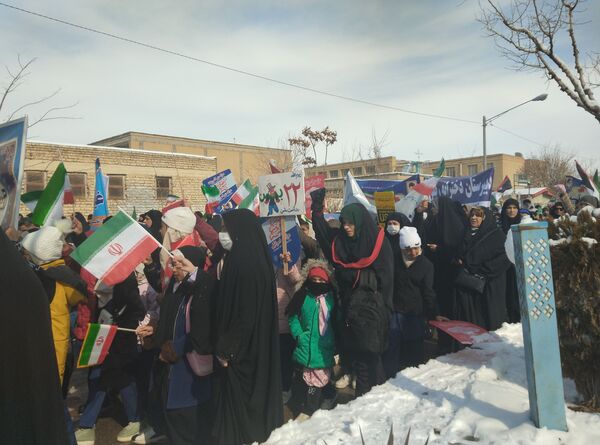 حماسه‌آفرینی دیگر از مردم منطقه رضویه در راهپیمایی 22بهمن
