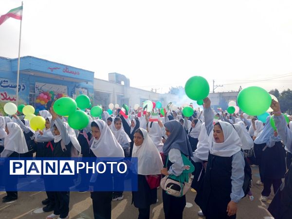 مراسم آغاز سال تحصیلی در مدرسه سمیه