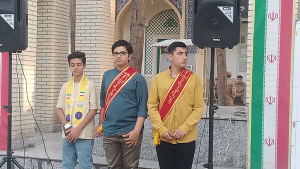 مراسم غبارروبی لاله زار شهرستان نیشابور به مناسبت گرامیداشت هفته معلم 