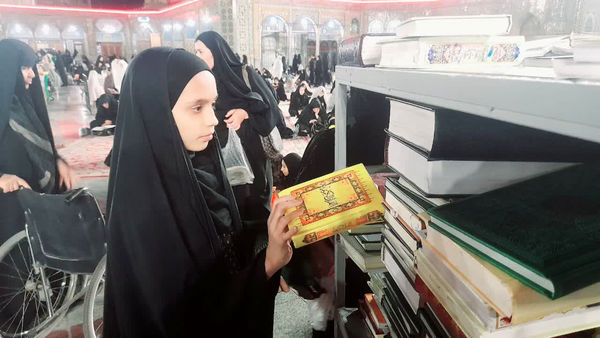 مراسم احیاء سومین شب قدر در حرم حضرت معصومه(س)