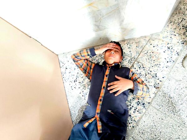 مانور زلزله در دبستان شهید پسندیده فدافن  