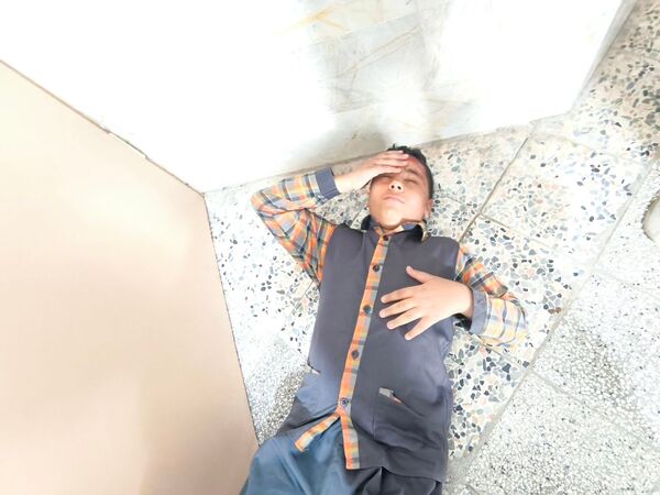 مانور زلزله در دبستان شهید پسندیده فدافن  