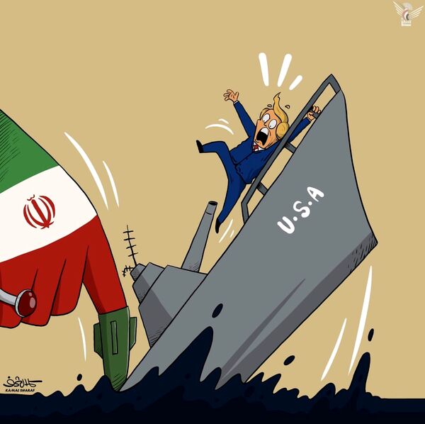 اقتدار ایران در قاب کاریکاتورهای کمال شریف