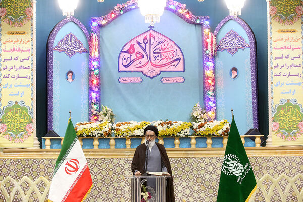 آیین خطبه خوانی خادمان حرم حضرت معصومه(س) به مناسبت روز قم