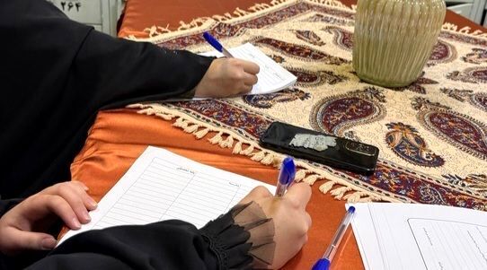 اعتکاف دختران در قاب مسجد امام محمد باقر (ع) تبریز