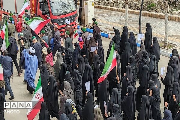 بیعت مردم ولایت مدار شهر بار با رهبر جدید آیت اللّه سید مجتبی خامنه ای 