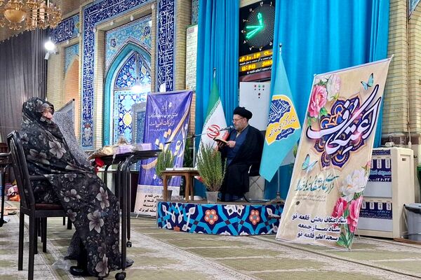 اعتکاف دانش‌آموزی مسجد اعظم قلعه‌نو