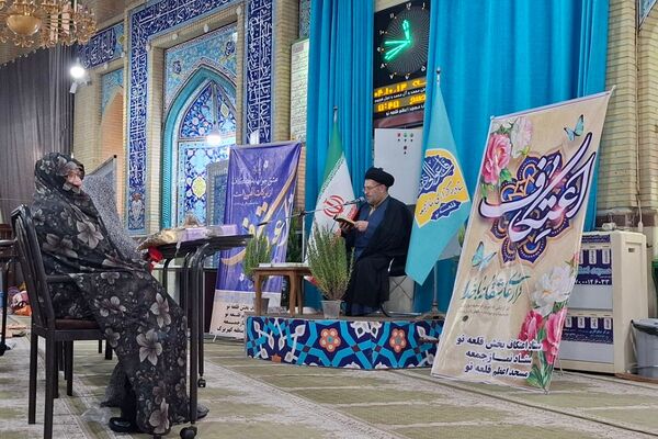 اعتکاف دانش‌آموزی مسجد اعظم قلعه‌نو