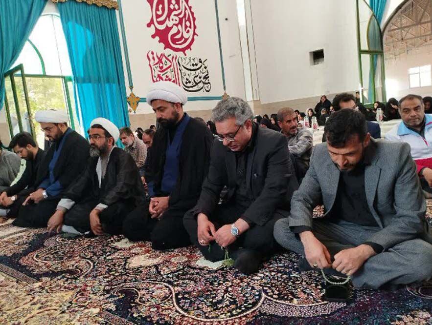 عزاداری سیدالشهدای خدمت «شهید آیت‌الله رئیسی» در کوهبنان