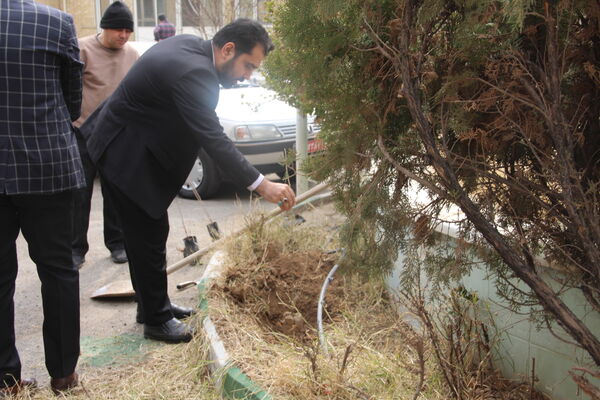 برگزاری روز درختکاری در ناحیه یک شهرری