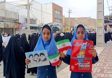 راهپیمایی روز قدس در لارستان